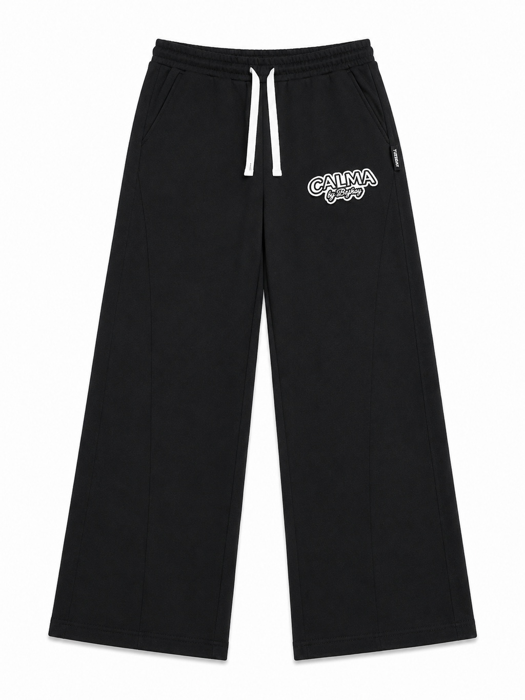 Midnight black flow pants
