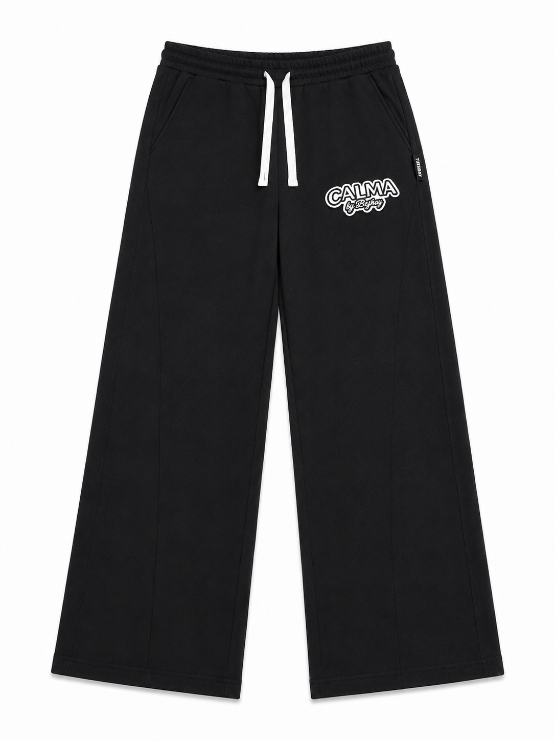 Midnight black flow pants