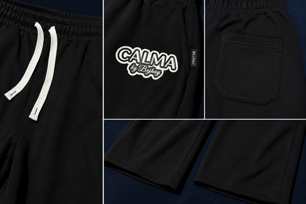 Midnight black flow pants
