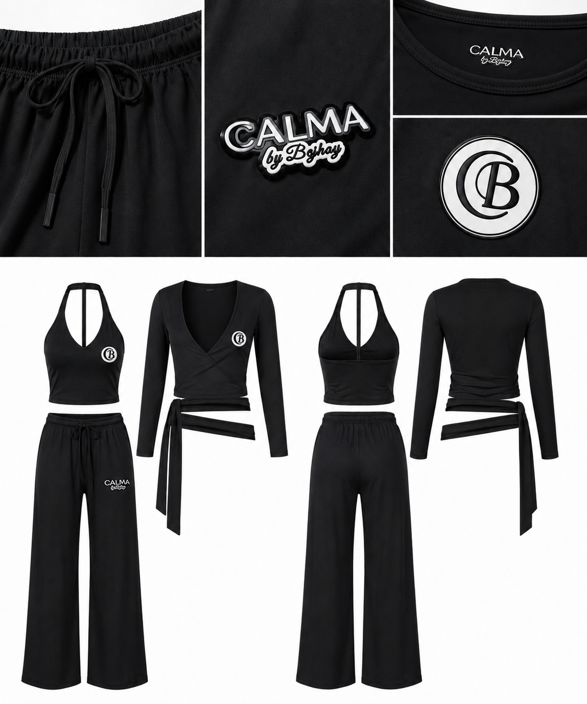 Midnight black Serenity Set
